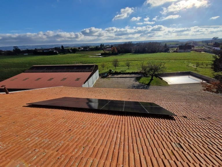 Réalisations panneaux photovoltaïques à Allibe